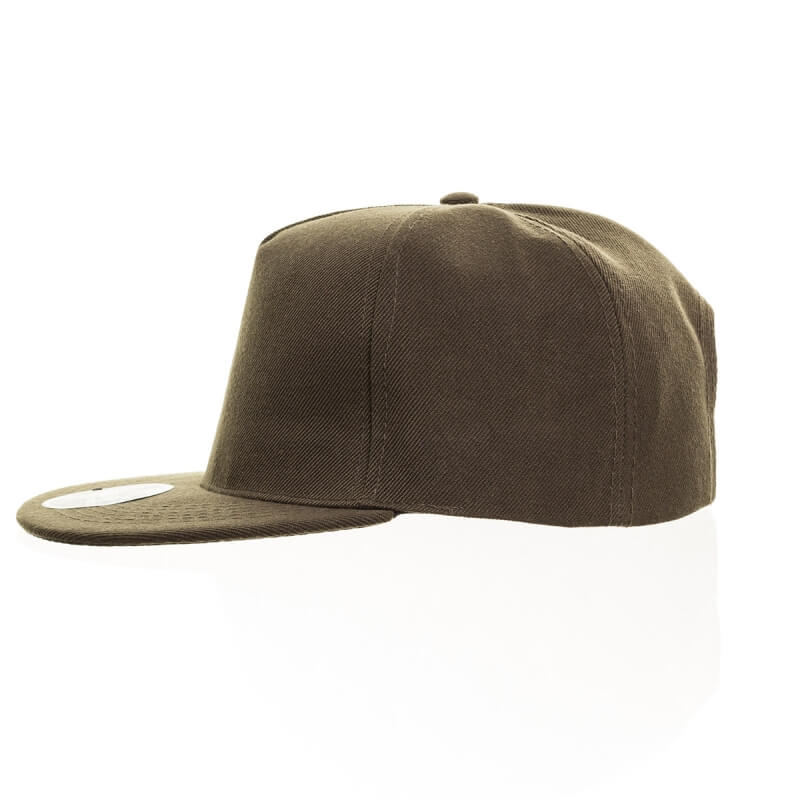 Cappello Atlantis Snap five visiera piatta personalizzato stampato ricamato alterego hip pop verde militare