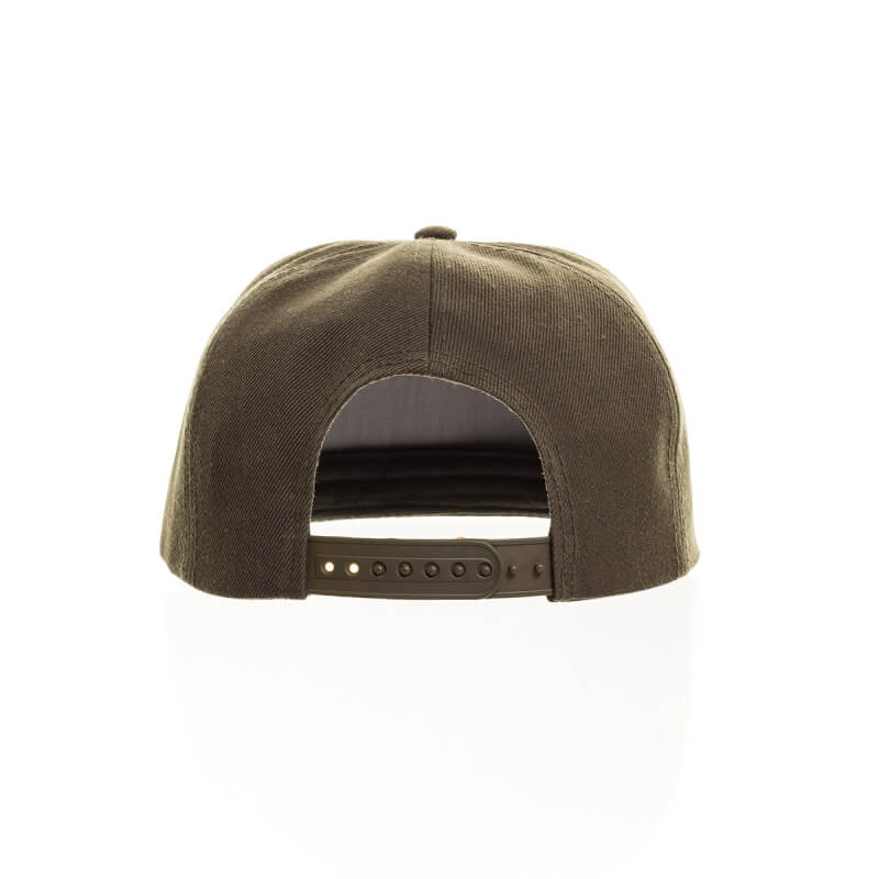 Cappello Atlantis Snap five visiera piatta personalizzato stampato ricamato alterego hip pop verde militare