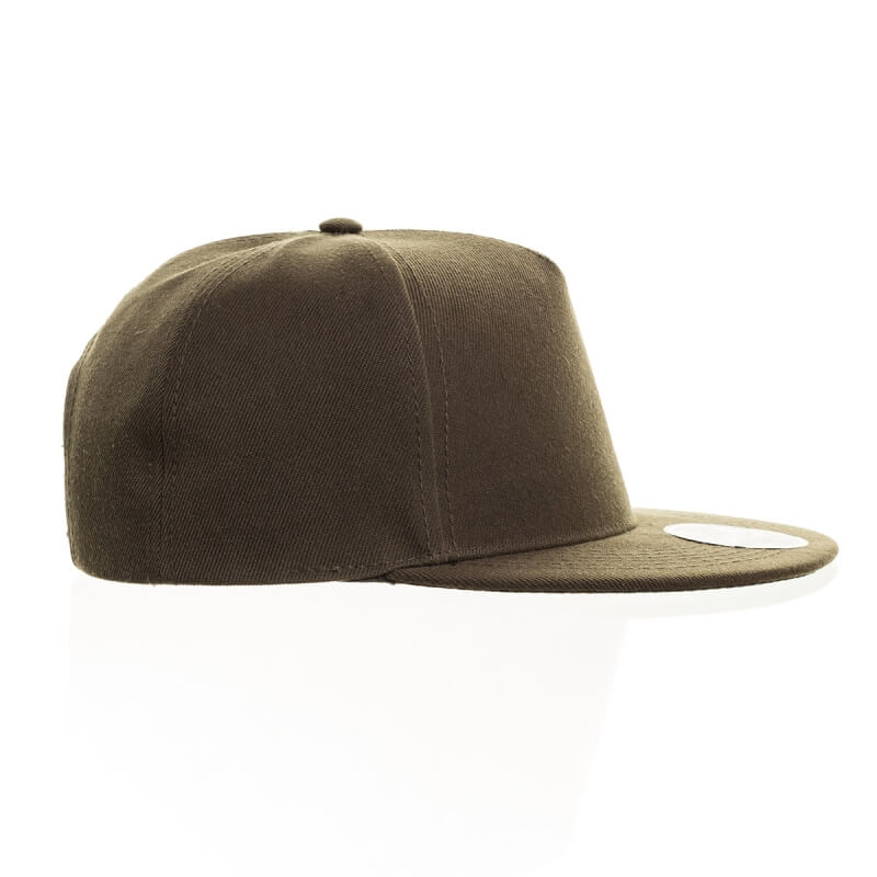 Cappello Atlantis Snap five visiera piatta personalizzato stampato ricamato alterego hip pop verde militare