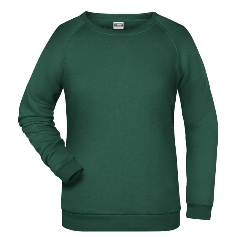 felpa girocollo donna femminile personalizzata stampata ricamata alterego verde bottiglia