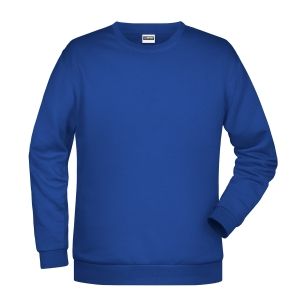 Felpa girocollo unisex stampata ricamata personalizzata alterego blu royal