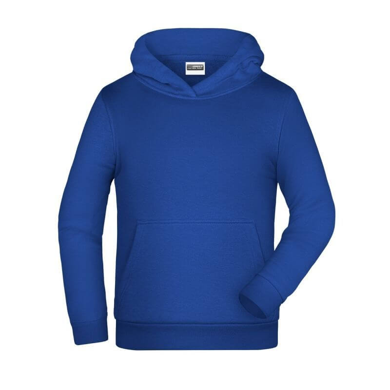 felpa cappuccio bambino personalizzata ricamata stampata alterego blu royal