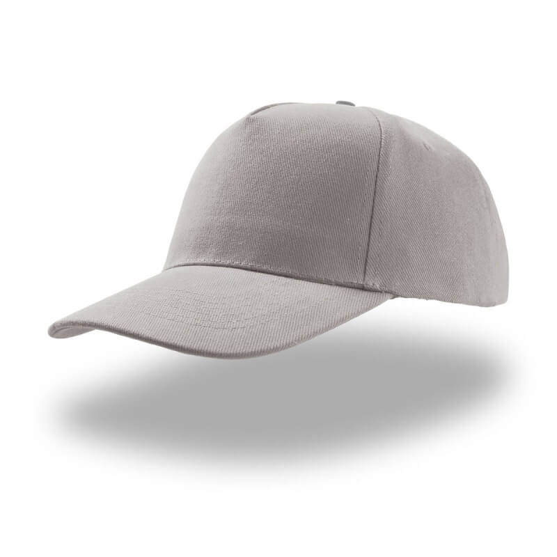 cappellino grigio atlantis 5 pannelli liberty five personalizzato stampato ricamato alterego