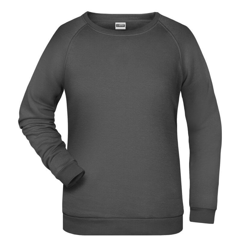 felpa girocollo donna femminile personalizzata stampata ricamata alterego grigio scuro