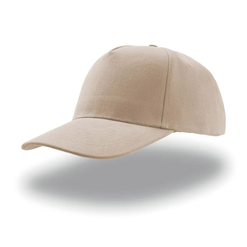 cappellino beige atlantis 5 pannelli liberty five personalizzato stampato ricamato alterego