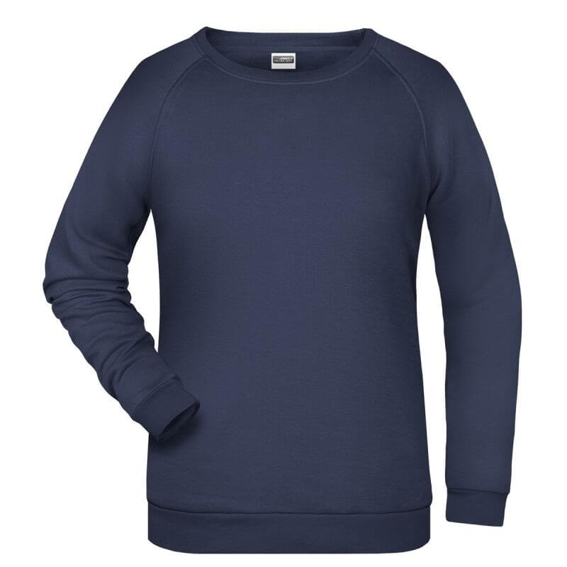 felpa girocollo donna femminile personalizzata stampata ricamata alterego blu navy scuro