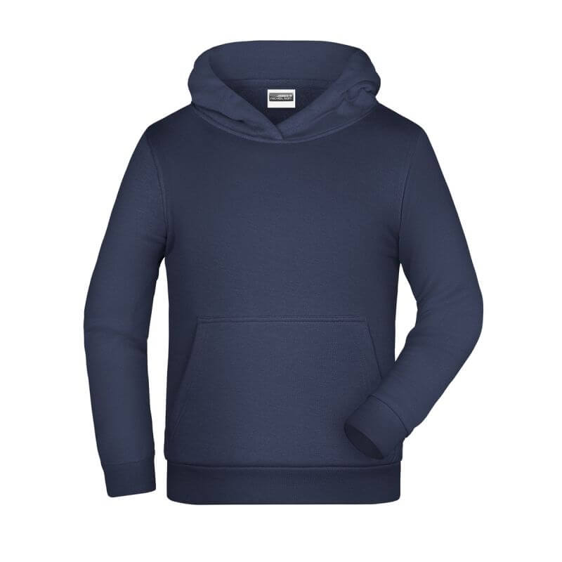 felpa cappuccio bambino personalizzata ricamata stampata alterego blu navy
