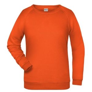 felpa girocollo donna femminile personalizzata stampata ricamata alterego arancione