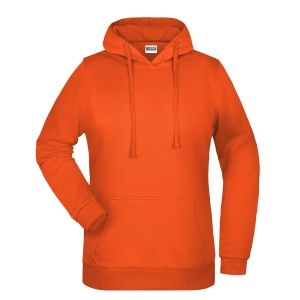Felpa Cappuccio Donna Personalizzata stampata ricamata alterego arancione