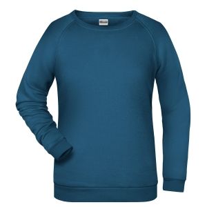 felpa girocollo donna femminile personalizzata stampata ricamata alterego blu petrolio