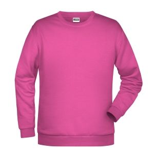 Felpa girocollo unisex stampata ricamata personalizzata alterego rosa