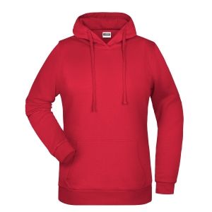 Felpa Cappuccio Donna Personalizzata stampata ricamata alterego rossa