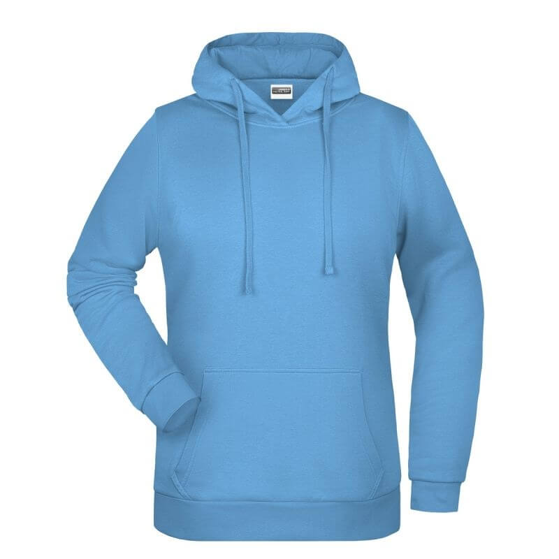 Felpa Cappuccio Donna Personalizzata stampata ricamata alterego celeste