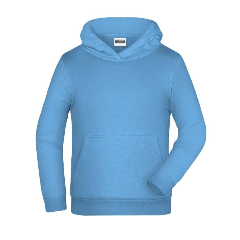 felpa cappuccio bambino personalizzata ricamata stampata alterego celeste