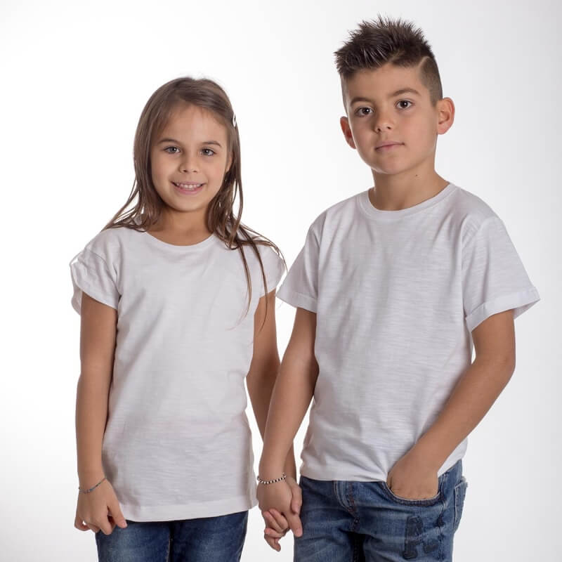t-shirt cotone fiammato fashon personaizzata stampata alterego bambina