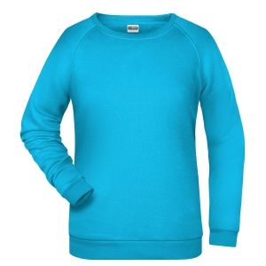 felpa girocollo donna femminile personalizzata stampata ricamata alterego turchese