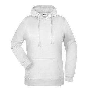 Felpa Cappuccio Donna Personalizzata stampata ricamata alterego bianca