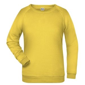 felpa girocollo donna femminile personalizzata stampata ricamata alterego gialla