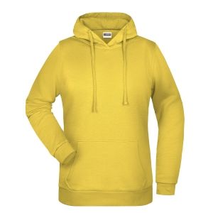 Felpa Cappuccio Donna Personalizzata stampata ricamata alterego gialla