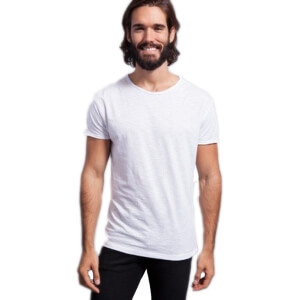 tsualb Tessuto fiammato. Collo e maniche senza finitura. 120 g/m² 100% Cotone taglio vivo nera t shirt maglietta jhk alterego personalizzata taglio vivo bianca