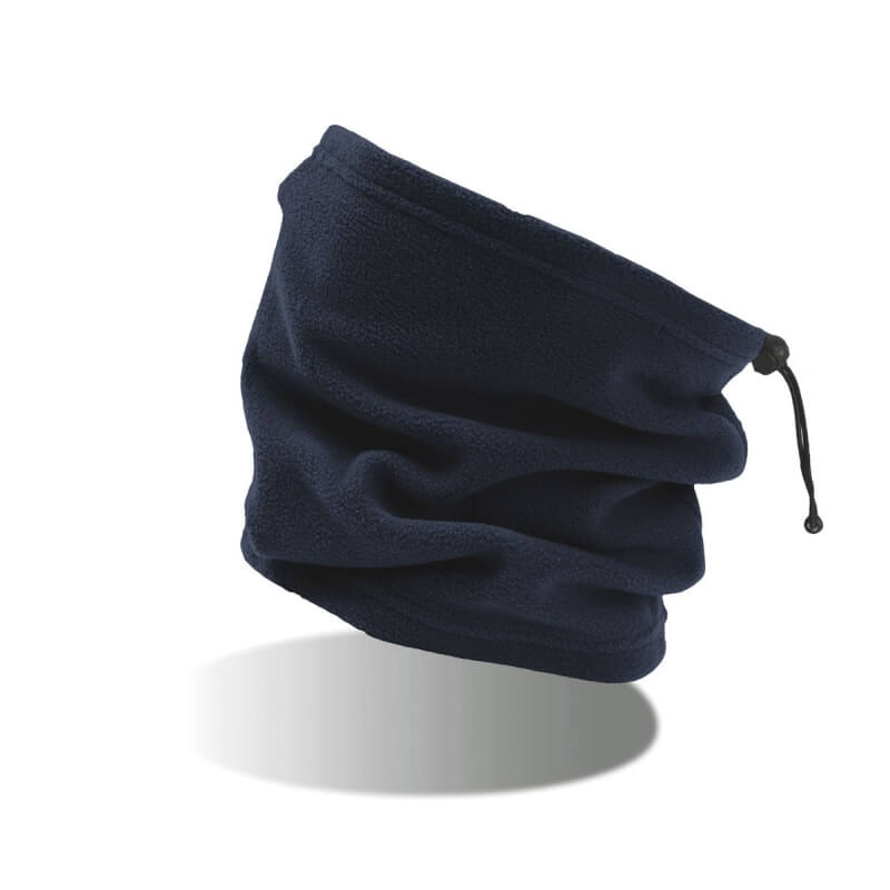 scaldacollo con ricamo personalizzato blu navy