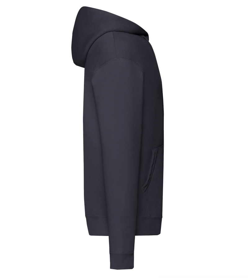 FELPE FELPA PERSONALIZZATA ZIP E CAPPUCCIO RIVENDITORI DISTRIBUTORI INGROSSO FORNITORI FRUIT OF THE LOOM ALTEREGO CUSTOM SHOP CON STAMPA Blu Navy