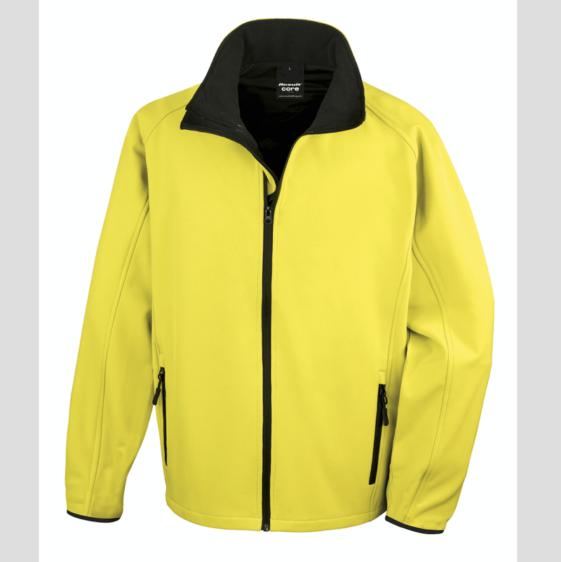 GIUBBINO SOFTSHELL Giacca giacche giubbini giubbino ricamate ricamo logo stampate stampa personalizzate in softshell a due strati con interno in micropile, antivento e traspirante, zip intera con protezione per il mento, 2 tasche laterali con zip, polsini elasticizzati, offerta promozione