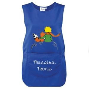 grembiule piccolo principe blu royal maestra