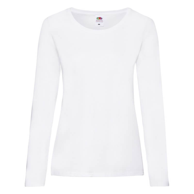 TSHIRT MANICA LUNGA DONNA FRUIT BIANCA