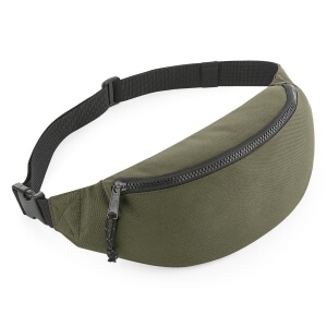 marsupio ecosostenibile poliestere riciclato ecologico bagbase colori brillanti verde oliva militare giallo mostarda ross grigio personalizzabile con stampa o ricamo best seller