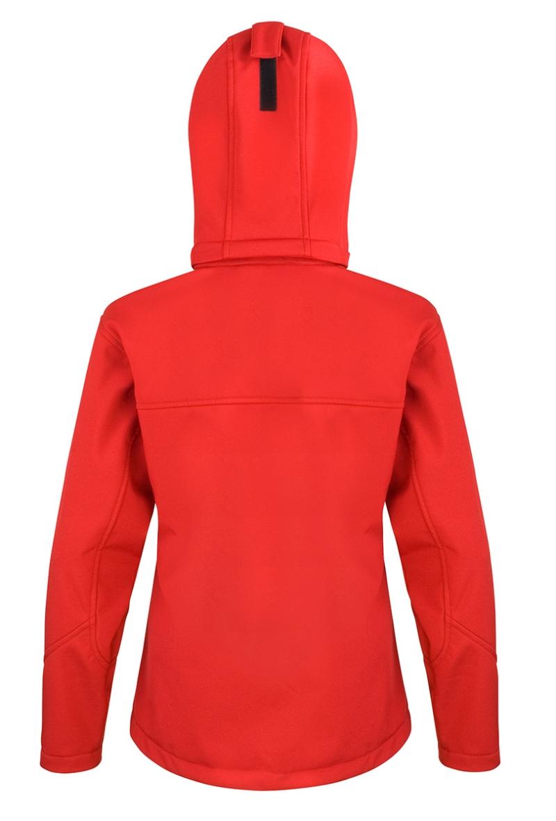 giacca giubbino softshell rosso