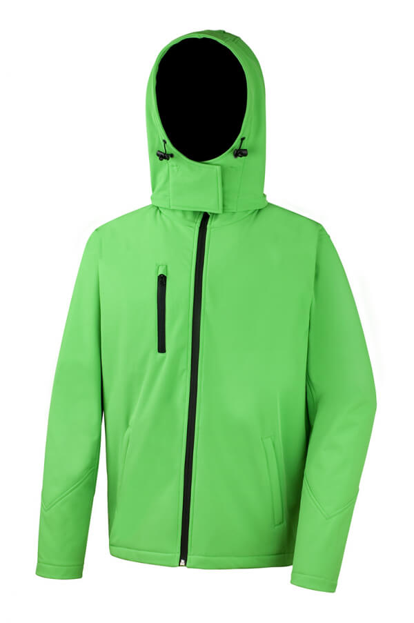 softshell giacca verde