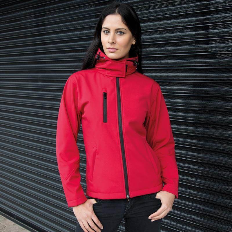 giacca giubbino softshell rosso