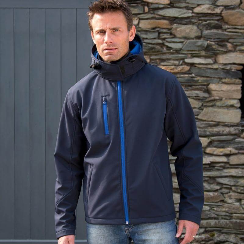 giacca ricamo sofhtsell blu