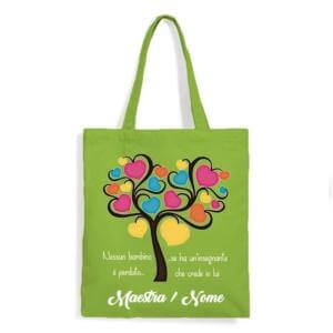 shopper maestra albero della vita idea regalo