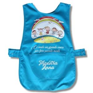 grembiule da maestra personalizzato