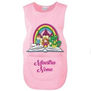 grembiule da maestra personalizzato personalizzabile