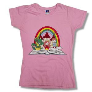 t-shirt rosa personalizzabile