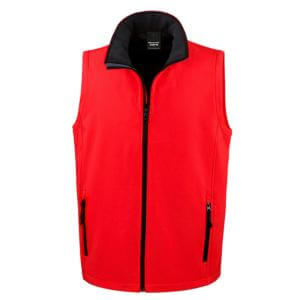 Gilet Softshell Rosso Personalizzabile Result