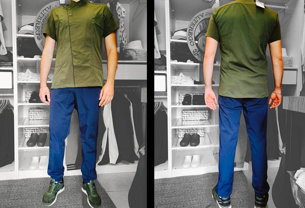 Vestire con stile e funzionalità nello studio dentistico: L'importanza dell'abbigliamento medico per i professionisti odontoiatri. La Casacca medicale perfetta 8 casacca giblors alterego custom shop