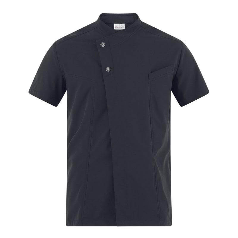 Vestire con stile e funzionalità nello studio dentistico: L'importanza dell'abbigliamento medico per i professionisti odontoiatri. La Casacca medicale perfetta 5 giacca harry nera giblors mediale ristorazione 2