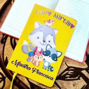 AGENDA PERSONALIZZATA GIALLO DI LUPO MIRTILLO
