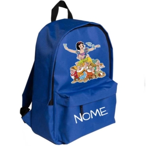 zaino personalizzato biancaneve blu