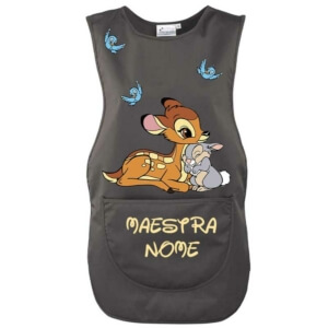 Grembiule bamby personalizzabile educatrice